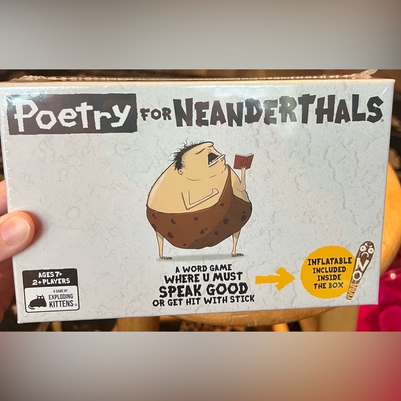 Poetry For Neanderthals Party Family Word Game by Exploding Kittens - Picture 3 of 9